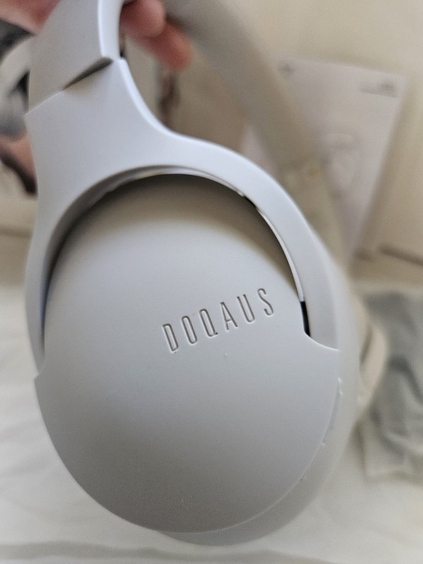 NEW Doqaus Life 4 Wireless Headphones Light Grey Gray Open Box New gallery