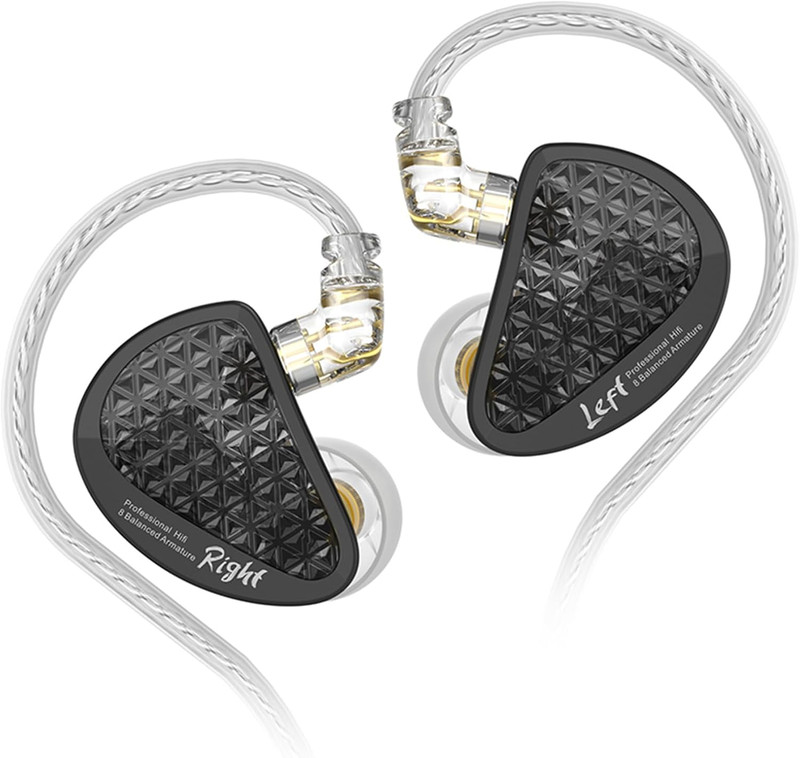 KZ AS16 PRO in Ear Monitor Headphones 16BA Balanced Armature Drivers Hifi IEM Ea