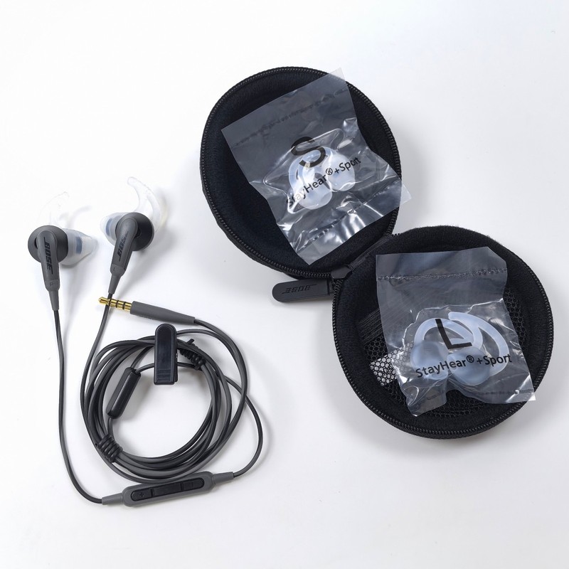 Bose SoundSport In-Ear Wired Headphones 3.5mm Jack Sport Earphones - Black gallery