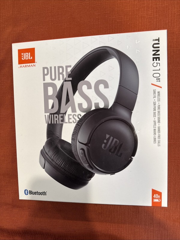 JBL Tune 510BT – Bluetooth headphones up to 40 hours battery w/ pure bass black