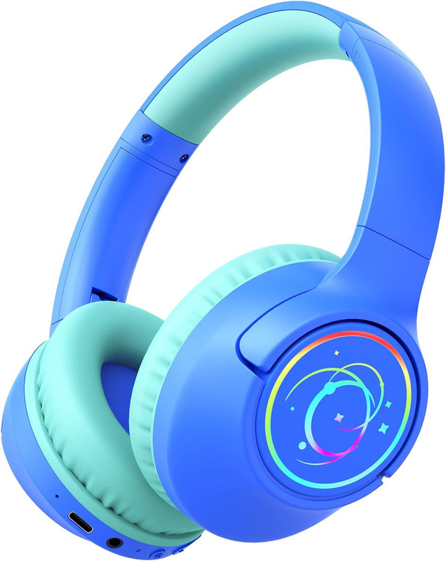 Kids Bluetooth Headphones, 85H Playtime Wireless Headphones for Kids, Colorful L
