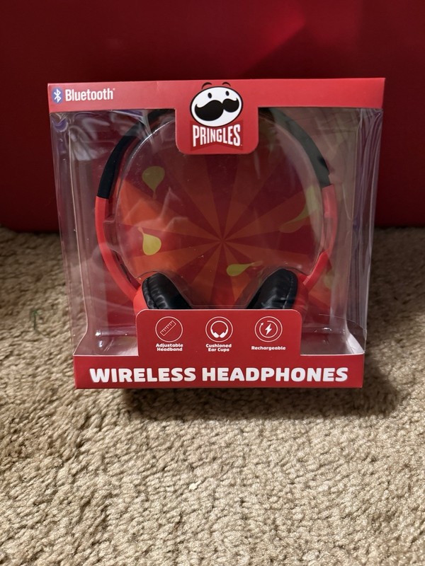 Pringles Wireless Bluetooth Headphones New In Box