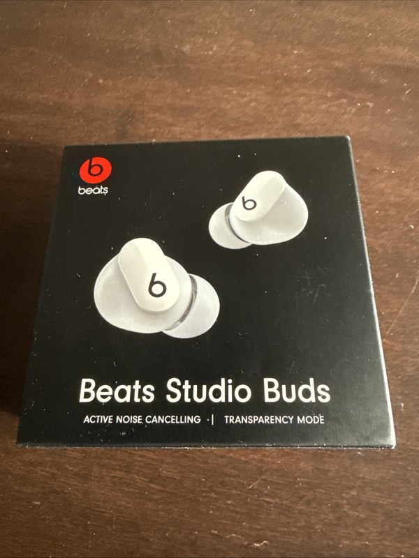 Beats by Dr. Dre Studio Buds – Active Noise Cancelling White | MJ4Y3LL/A Sealed