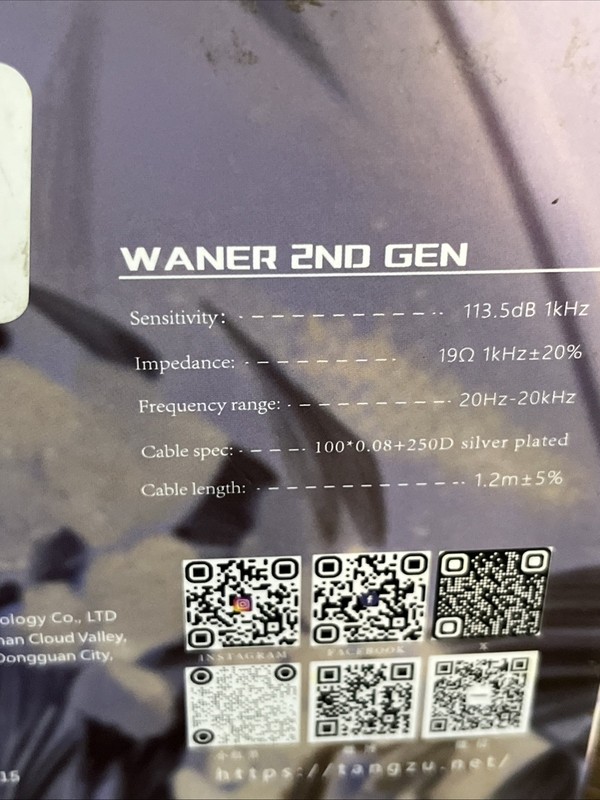 TANGZU WANER 2nd Gen HiFi Music in-Ear Earphone, 3.5mm Jack gallery
