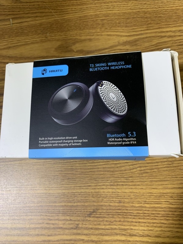 HRUITU T3 Ski Helmet Speakers True Wireless Stereo Headphones~SEALED!