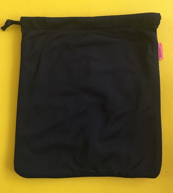 Sony WI-1000X/B Wireless NoiseCancelling Headphone Carrying Case POUCH 81/2x91/2