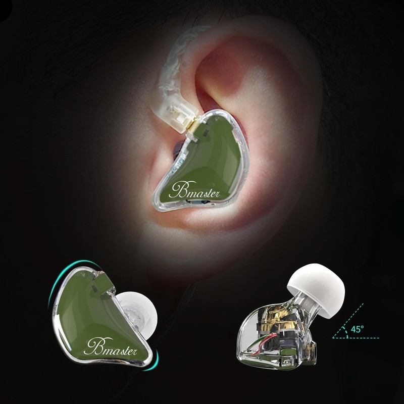 Bmaster in Ear Monitor Headphones for Musicians, Hybrid Triple Drivers Dynami... gallery