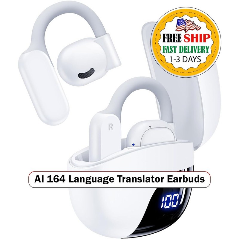 Auriculares con Traducción de Idiomas con IA, Traductor en Tiempo Real gallery