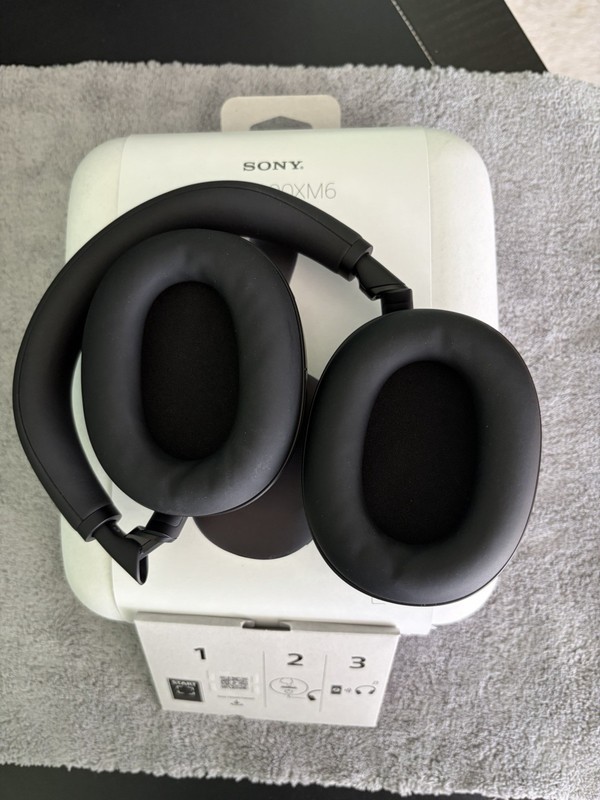 Sony WH-1000XM6 Wireless Over-Ear Noise-Canceling Bluetooth Headphones Black gallery