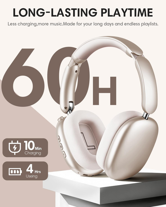 Y02 Active Noise Cancelling Headphones, Wireless Over-Ear Bluetooth 5.4 Headphon gallery
