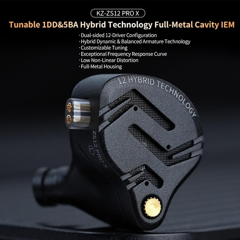 1DD 5BA Hybrid IEM with 40-40000Hz Response - Ideal for Audio Professionals^ gallery