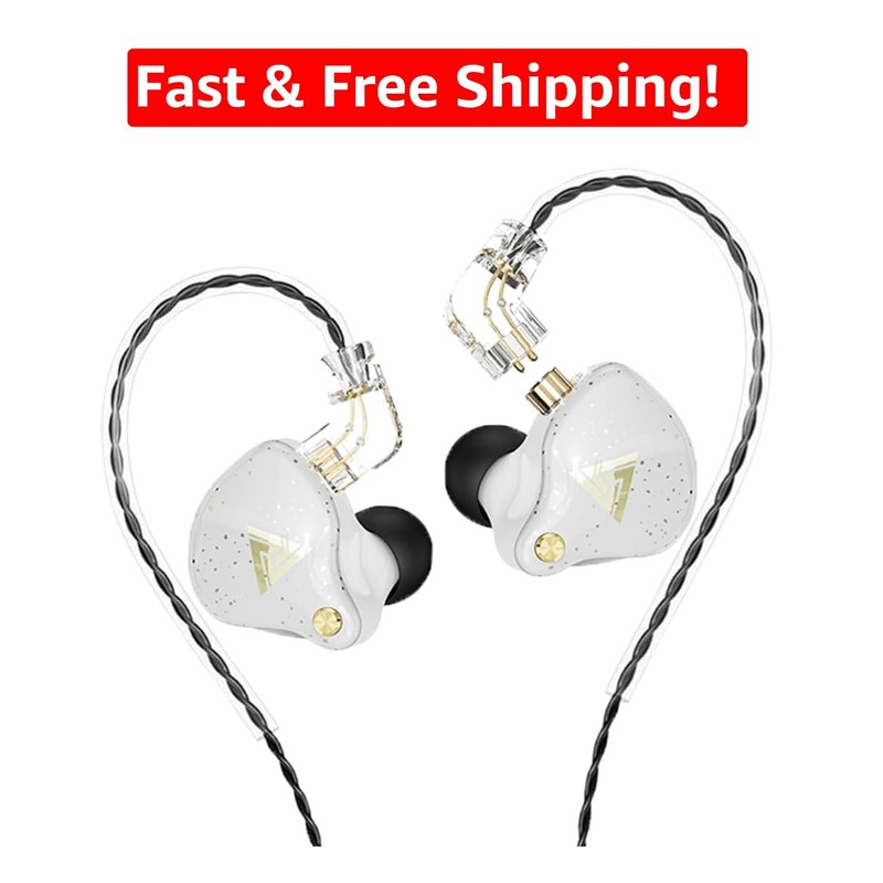 QKZ AK6 PRO In-Ear Headphones: Deep Bass, Noise Isolation, Perfect for Gaming
