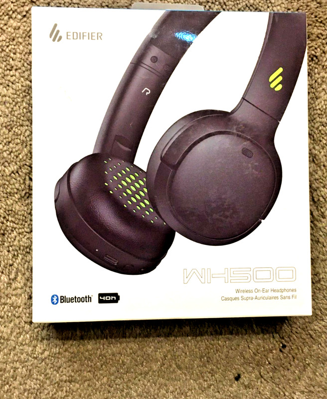 Edifier WH500 On-Ear Headset Bluetooth Headphone USB-C: New in Box