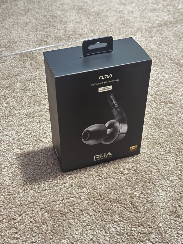 RHA CL750 In-Ear Monitors 150 Ohm, Audiophile Grade, Hi-Res Audio Certified
