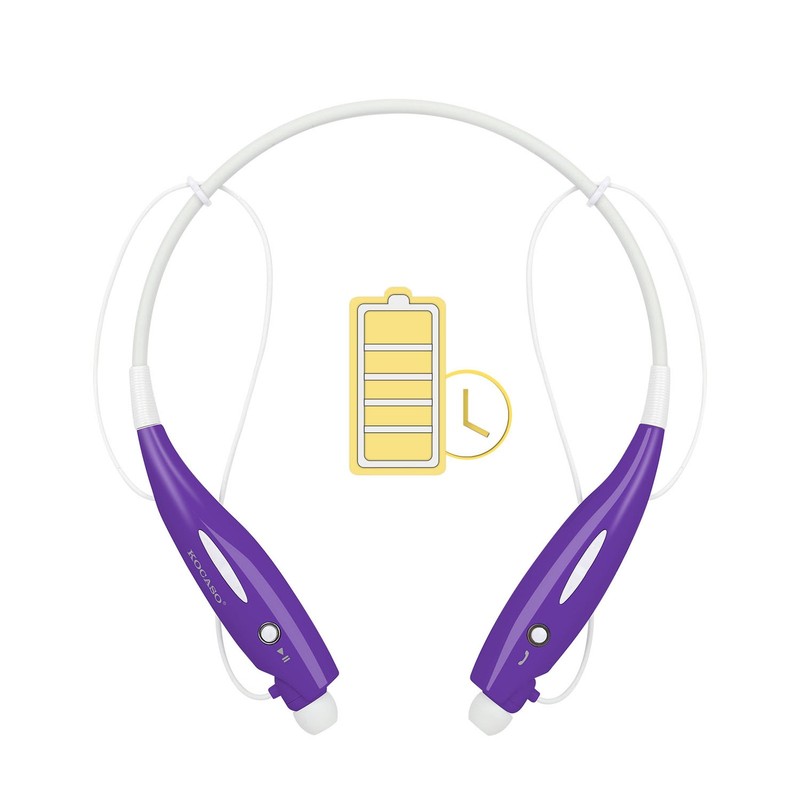 KOCASO Wireless Sports Stereo Headset – Purple – One size