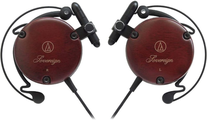 Audio Technica ATH-EW9 Ear Fit Clip-On Headphones Wooden Wood From JAPAN