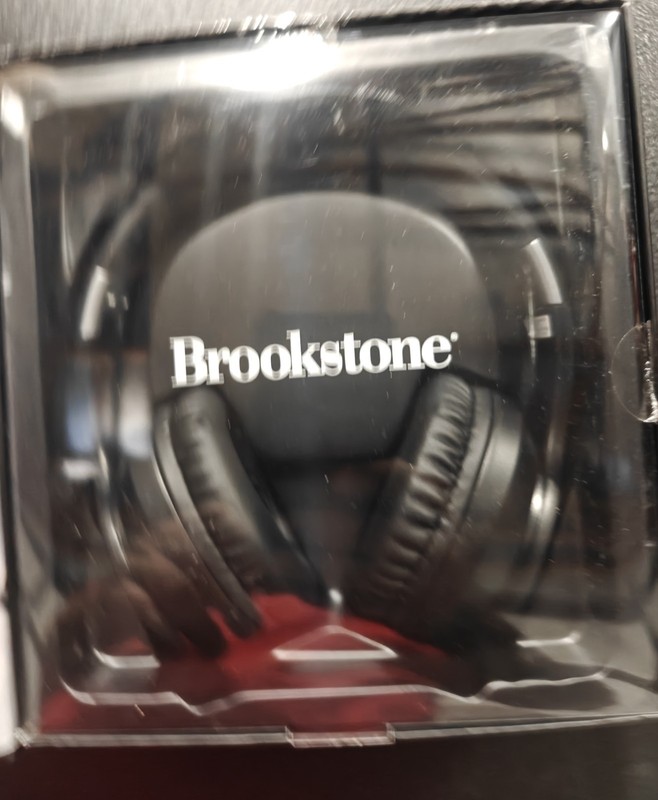Brookstone WhisperNX Noise-Cancelling Headphones, BSNCH101BK, New - UNOPENED gallery