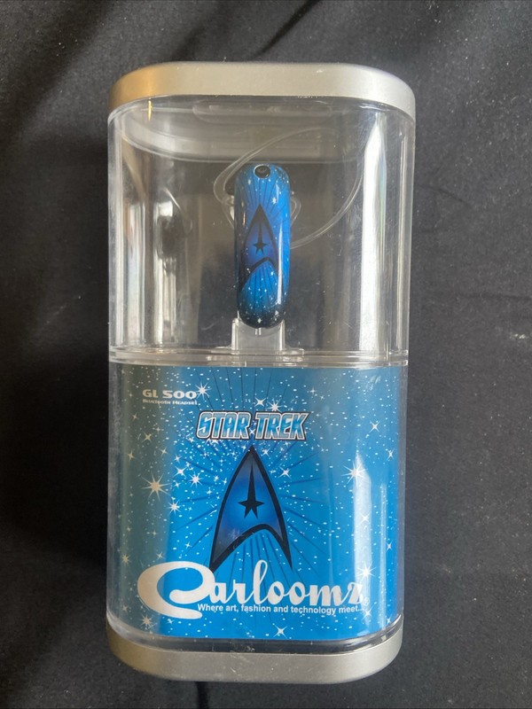 Star Trek Logo GL 500 Bluetooth Headset Earloomz – NEW SEALED