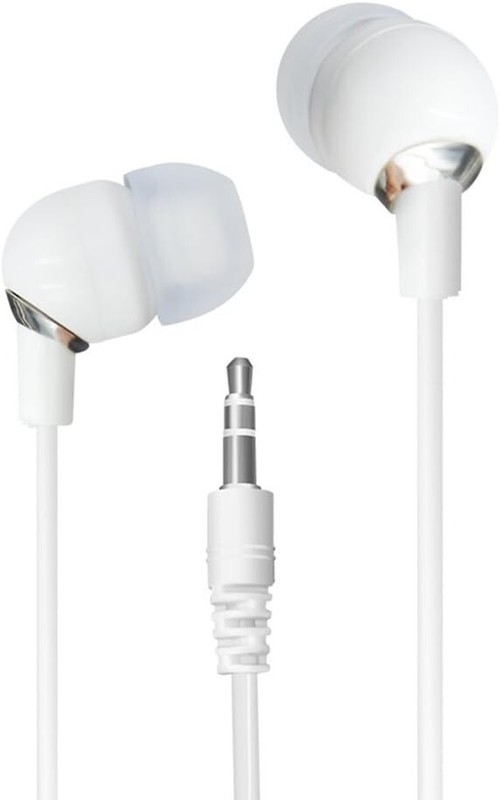 (Two Pack) 3.5mm Wired in-Ear Headphones Earbuds Black & White