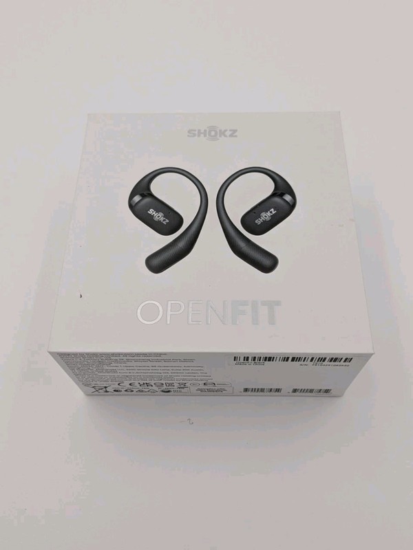 Shokz OpenFit Open-Ear Bluetooth True Wireless Earbuds – Black (T910-ST-BK-US)