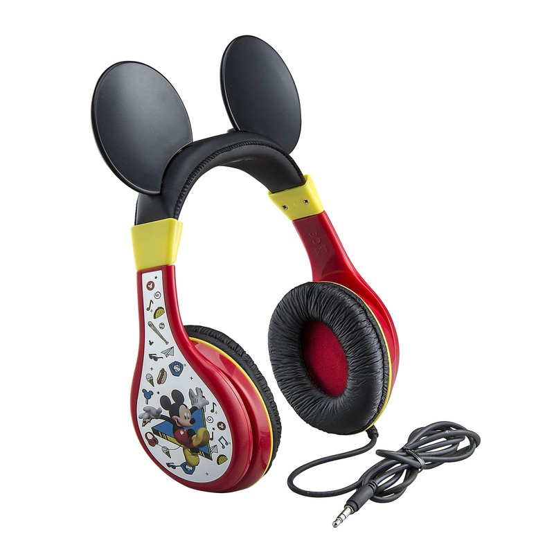 Mickey Headphones with 3.5mm Audio Jack, Wired Headphones for School, Home or…