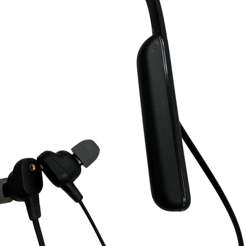 SONY WI-1000XM2 Black Noise Cancelling Bluetooth Earphones Wireless Good GP gallery