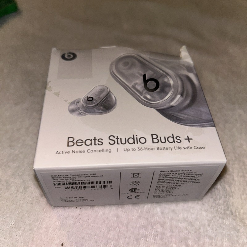 Beats by Dr. Dre – Beats Studio Buds + True Wireless Noise Cancelling – Clear