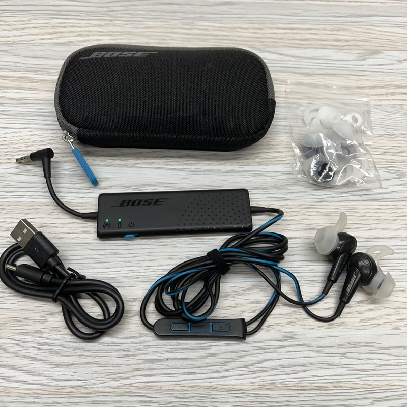🔥2017 Bose QuietComfort 20 Noise Cancelling Headphones QC20 ISO #S5