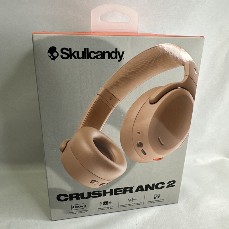 Skullcandy Crusher ANC 2 Wireless Over-Ear Bluetooth Headphones – PRIMER – NEW