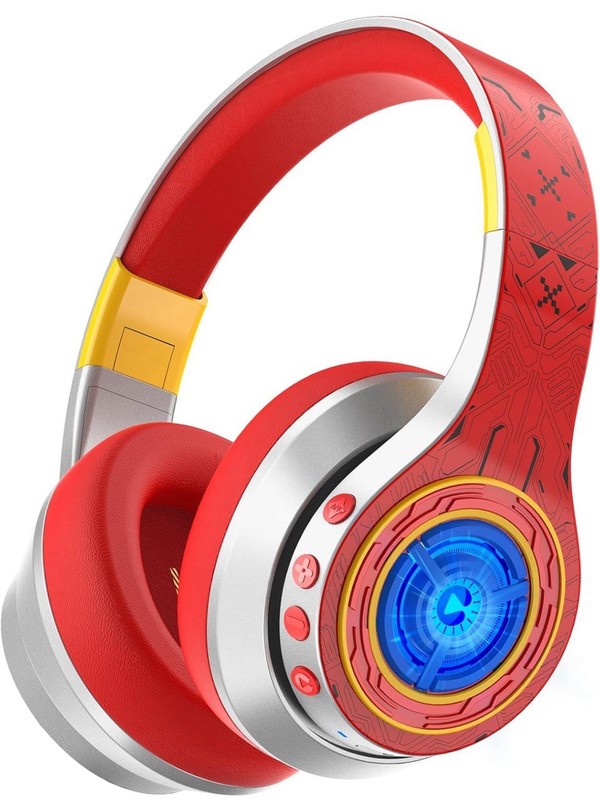 Auraa Active Noise Cancelling Headphones for Kids, LED Light Up, Bluetooth 6....