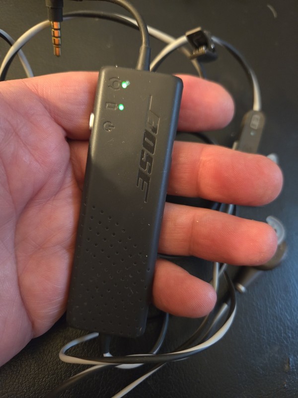 Bose QuietComfort 20 Noise Cancelling Wired Headphones Bose QC20 Gray *Tested* gallery