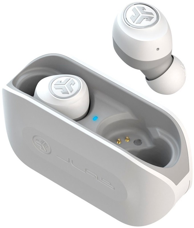 JLab Go Air True Wireless Bluetooth Earbuds EBGOAIRRWHTGRY82 - White gallery