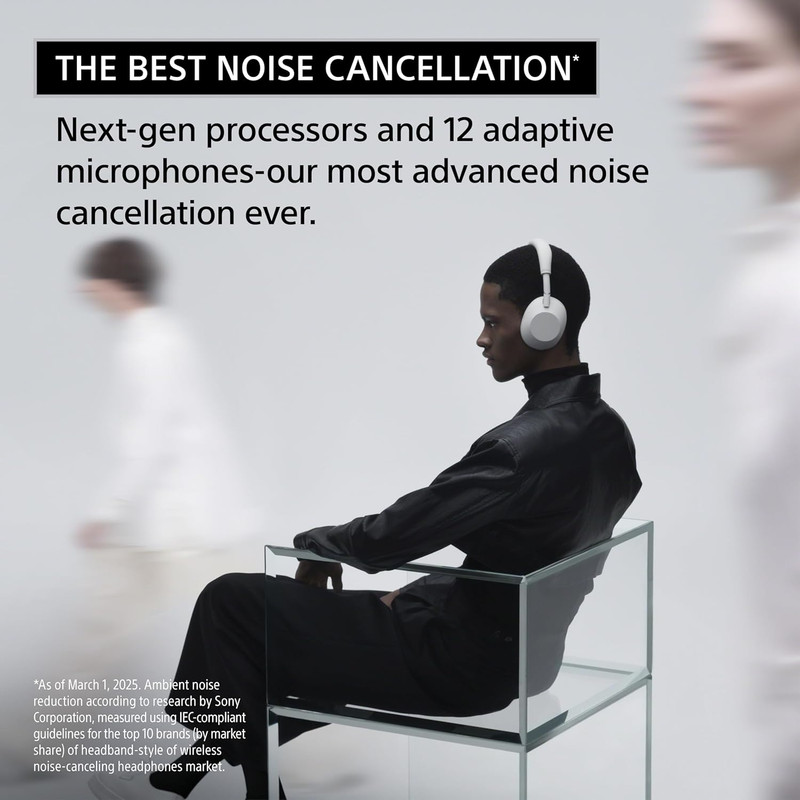 WH-1000XM6 the Best Noise Canceling Wireless Headphones, HD NC Processor QN3, 12 gallery