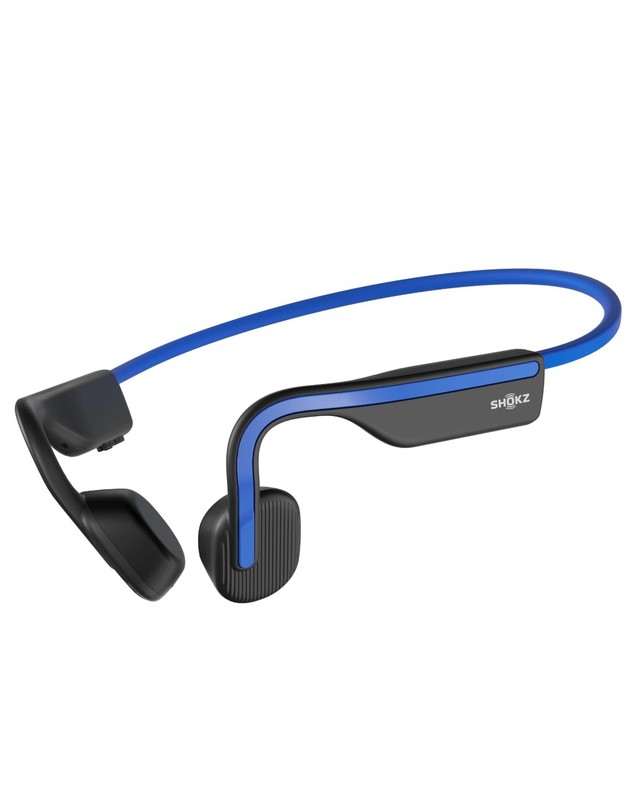 SHOKZ OpenMove – Open-Ear Bluetooth Sport Headphones, Bone Standard, Blue