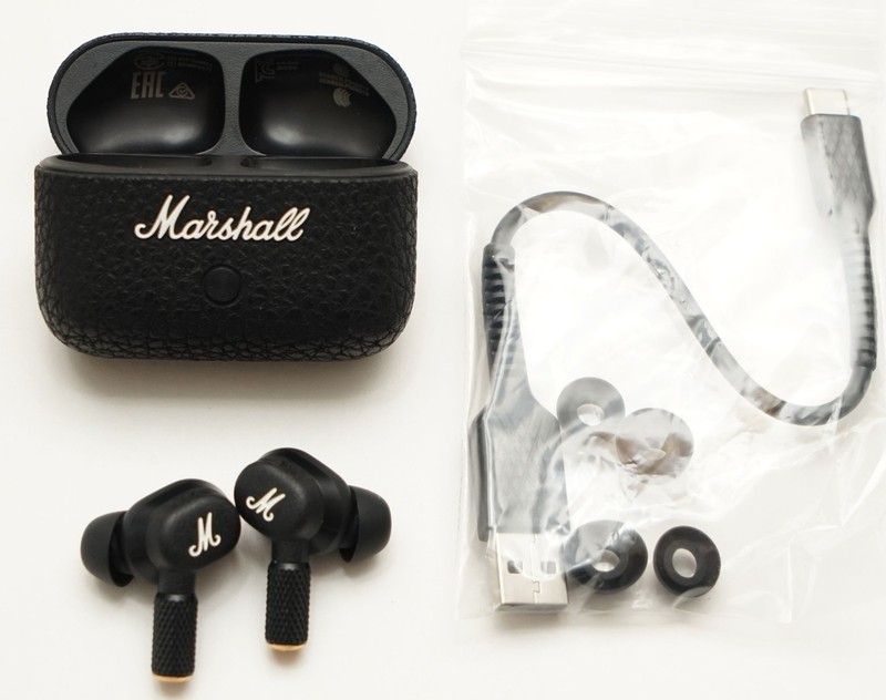 Marshall Motif II A.N.C Earbuds Active Noise-Canceling Bluetooth Black