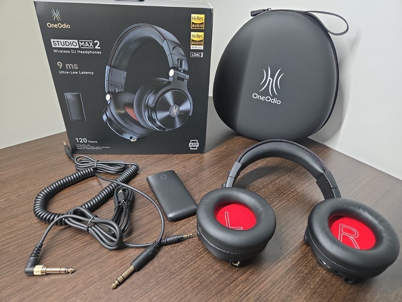 OneOdio Studio Max 2 Wireless DJ Headphones: 9ms Ultra-Low Latency Mode