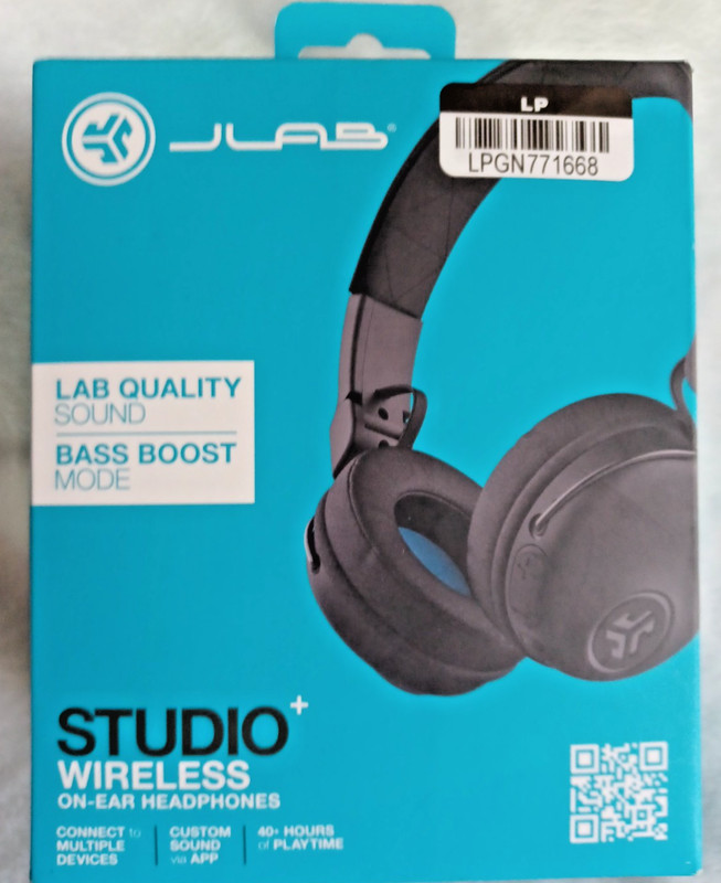 JLab Studio Bluetooth Wireless On-Ear Headphones 40+hrs play time,bass boost NEW gallery