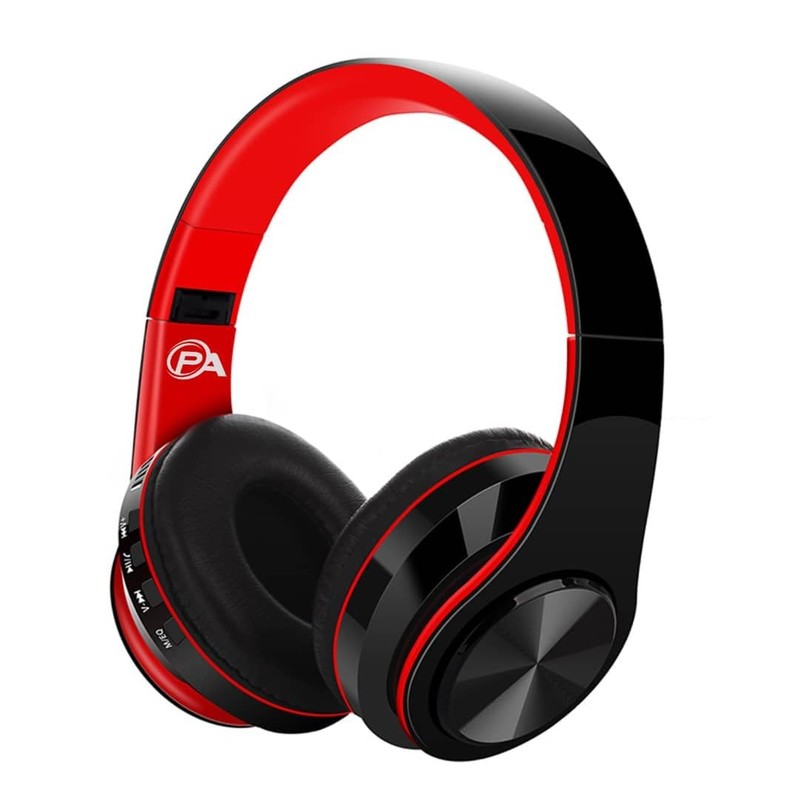 Hybrid Noise Cancelling Headphones, Wireless Bluetooth Over-Ear, Black with C…
