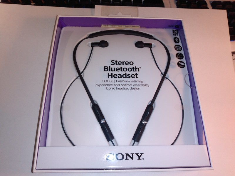 BRAND NEW Factory Sealed Sony SBH-80 Neckband Style Bluetooth Headphones