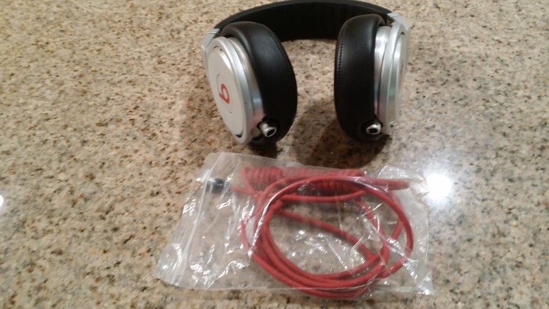 Monster Beats by Dr. Dre Pro Beats Over the Ear Headphones Silver Black Color