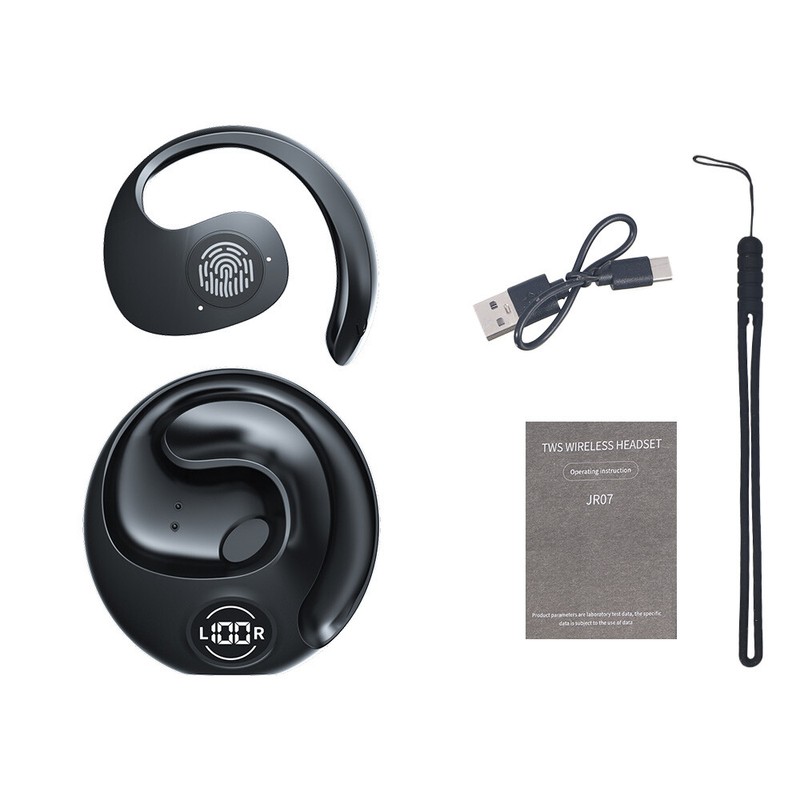JR07 Bluetooth Headphones (Noise-Canceling) – Portable for Travel, Office