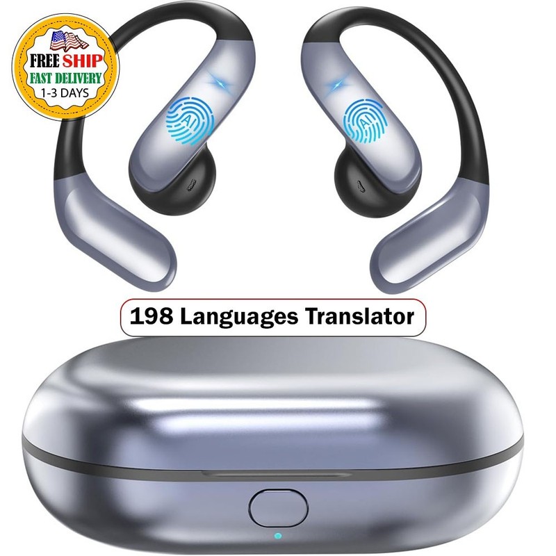 Auriculares con Traducción de Idiomas con IA, Traductor en Tiempo Real