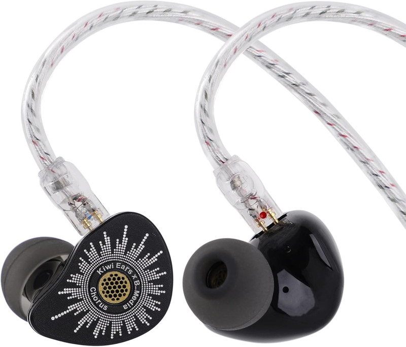 Kiwi Ears X B_Media: Chorus in Ear Monitor,Dlc Diaphragm Dynamic Driver Wired Ea