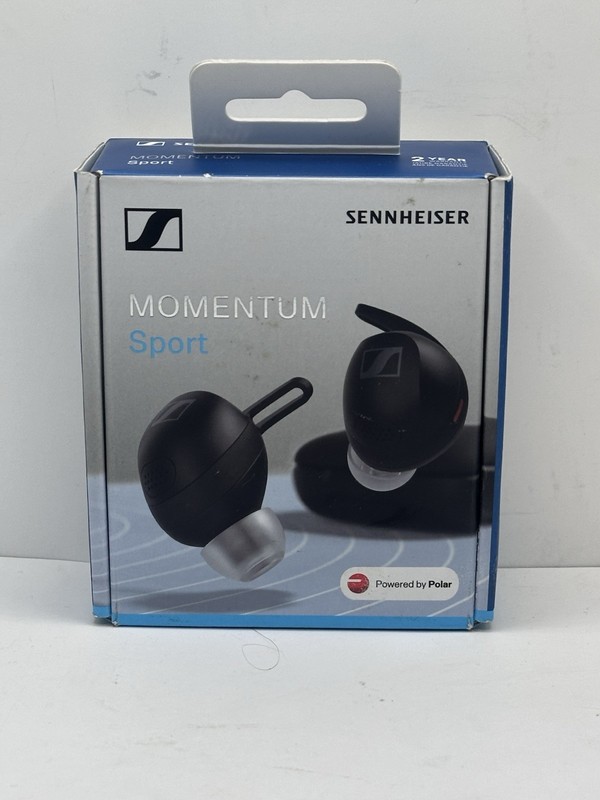 Sennheiser Momentum Sport Earbuds w/ Sport Sound Tuning – Black