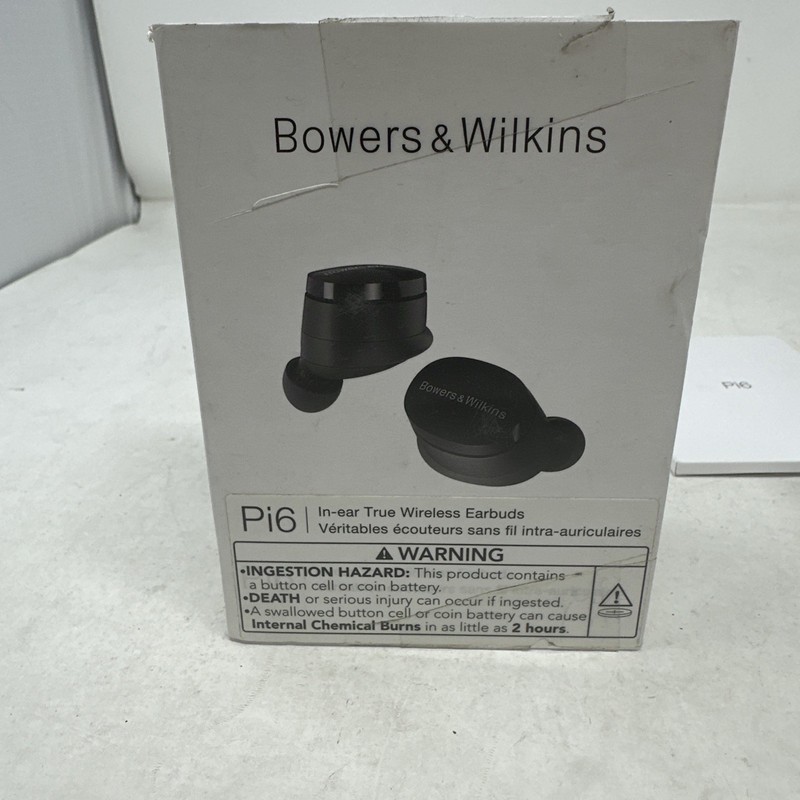 Bowers & Wilkins Pi6 Wireless Earbuds-Storm Grey, in-Ear Wireless Bluetooth