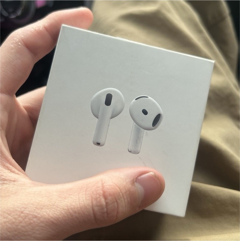 Apple AirPods 4 Wireless Bluetooth Earbuds with Charging Case, Built-In Mic