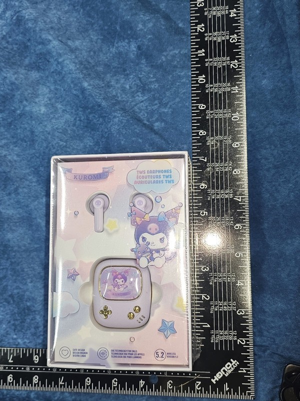 Sanrio Hello Kitty Kuromi Bluetooth Wireless Earbuds W/Charging Case NIB SEALED gallery