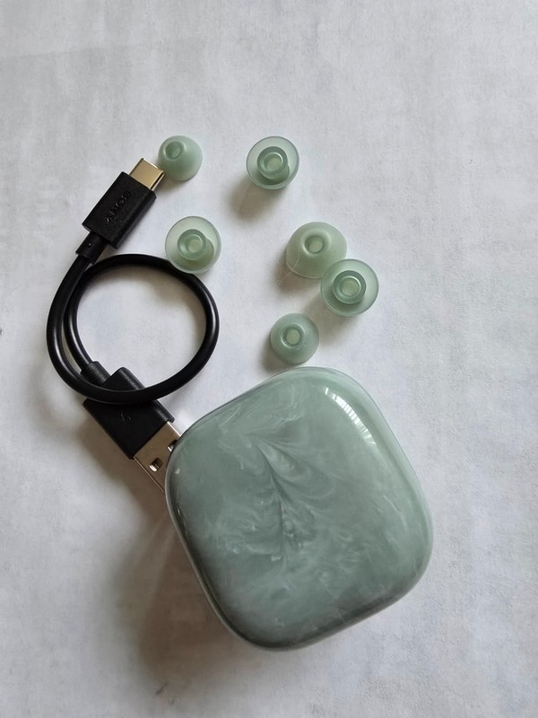 Sony - LinkBuds Fit True Wireless Noise Canceling Earbuds-Sage Green gallery