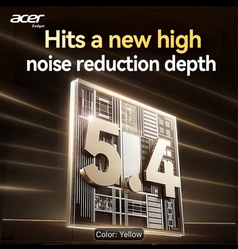 [Acer]OHR548 Wireless Headphones Music Game Dual Mode Active Noise Cancellation gallery