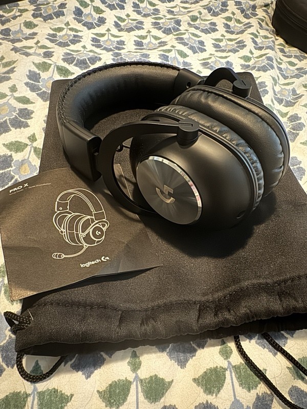 Logitech G PRO X Black Gaming Headset Over-the-Ear Headphones